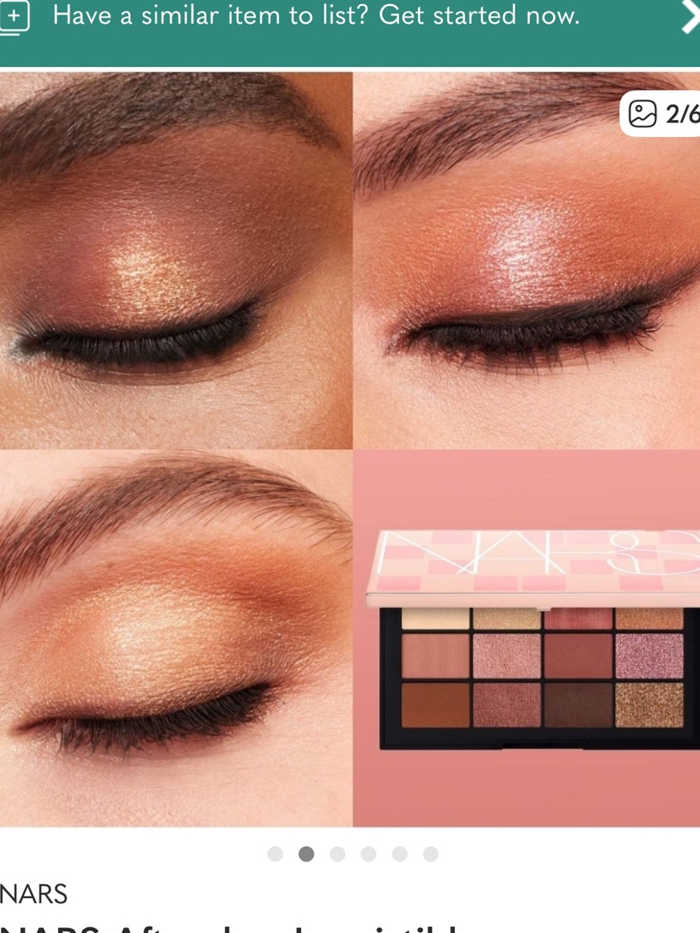 NARS Afterglow Irresistible
Eyeshadow Palette - NIB
